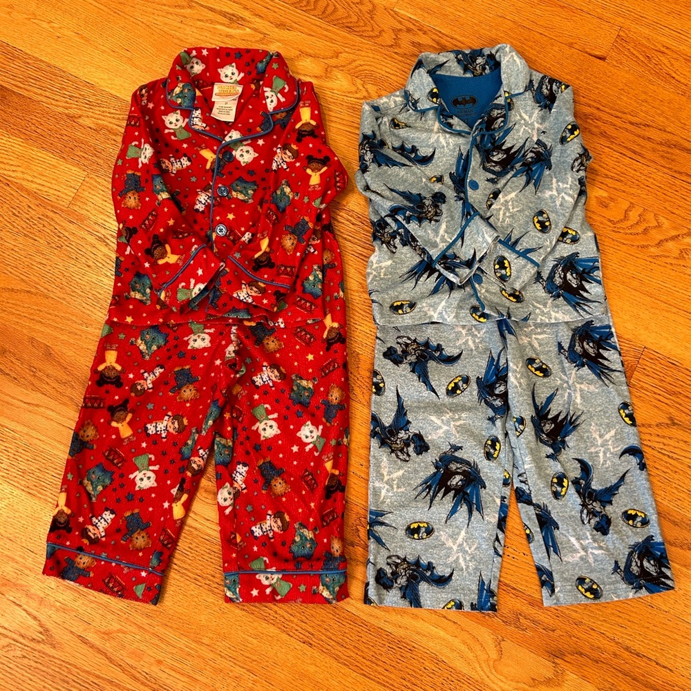 Daniel Tiger & Batman Pajama Bundle